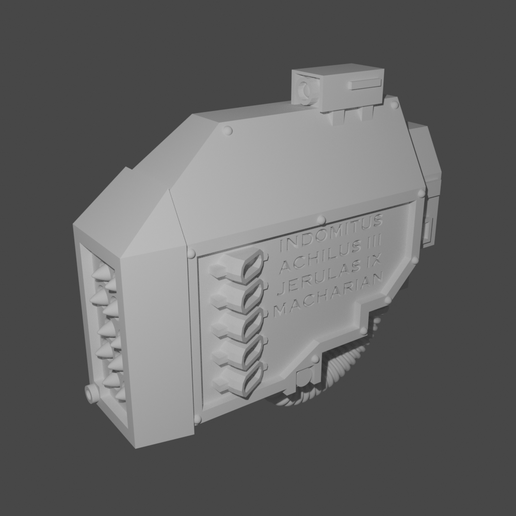 Ancient Walker Missile Launcher 3D model