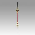 4.jpg Elsword Ara Haan Spear Cosplay Weapon Prop
