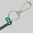 with_key_1.png Minecraft hoe for your keychain in pixel style