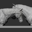 Love-horses-busts6.jpg Love horses bust 3D print model