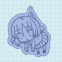 Ryo-yamada.jpg Free STL file Ryo Yamada bocchi the rock keychain・Model to download and 3D print