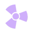 Nuke_insert.stl Nuclear radiation symbol Z Screw Ender 3 v2