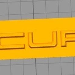 cup.jpg STL file CUPRA LOGO・3D print design to download