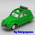 2cvVerte 1.jpg Télécharger fichier La mythique Citroën 2 CV • Plan pour impression 3D, amigapocket