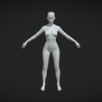 1.png Female Character Body Base Mesh