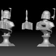 b01.png Galaxy Hunter Bust Fan Art 3D print model