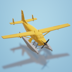 ca1.png Fichier STL Cessna C208B Caravan Amphibie・Modèle à imprimer en 3D à télécharger