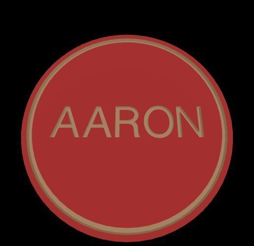 AARON Custom Coaster