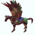 IK.jpg HORSE HORSE PEGASUS HORSE DOWNLOAD Pegasus 3d model animated for blender-fbx-unity-maya-unreal-c4d-3ds max - 3D printing HORSE HORSE PEGASUS MILITARY MILITARY