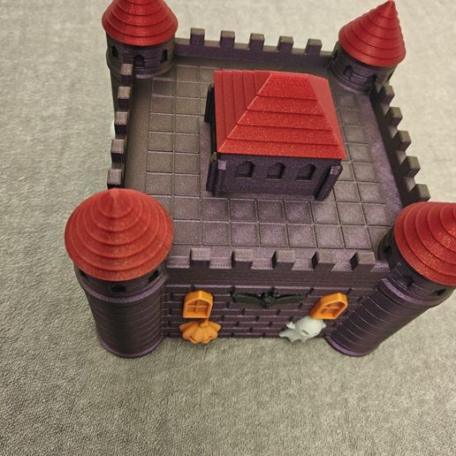 Haunted Castle Magnetic Storage Box 3D model by Morass