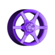 WHEEL TSW EVO R - 1B.stl 1/18 wheel tsw evo r - nissan nismo r400 lmgt1 / liberty walk / porsche /subaru sti wrx / bmw / ford/ nissan / gtr / mitsubishi evo / ae86 / mugen / type r / speedline / prodrive / ford / nissan nismo r400 lmgt1