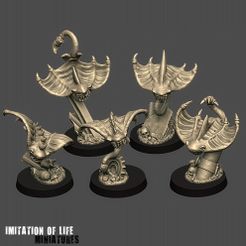UE a 3 Archivo 3D Tiburón asesino mutante volador-rayos escorpión・Modelo imprimible en 3D para descargar
