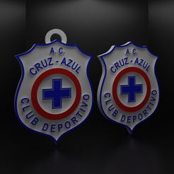 Cruz-azul.jpg Fichier STL Logo rétro de Cruz Azul・Plan pour imprimante 3D à télécharger, 3D_Juarez_Solutions