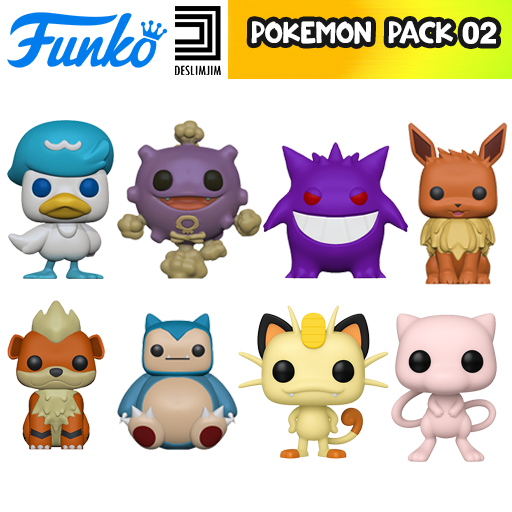 🐉 POKEMON PACK 02 FUNKO POP・Arquivo 3D para Impressão 3D・Cults