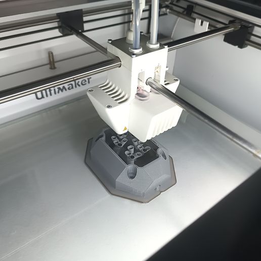 Printable Cable Weight – Custom Fillable Clamp for 12mm Rope or Cable - 3D model önizlemesi