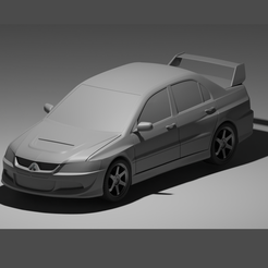 Adsız.png Fichier STL MITSUBISHI LANCER EVOLUTION VIII 8 (High poly)・Objet pour imprimante 3D à télécharger