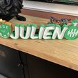 Vorname LED ZU ASSEMBLER Louis logo St Etienne