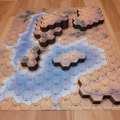 Make-1.jpg Файл STL НАБОР КАРТ МЕСТНОСТИ BATTLETECH #4: БОЛЬШИЕ ОЗЕРА 2・Дизайн 3D-печати для загрузки3D