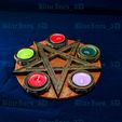 Wicca-2.jpg Wiccan pentagram tealight candleholder