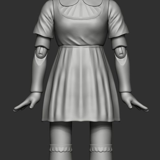 ZBrush-Document.jpg Runde 6 Tintenfischspiel Rotes Licht Grünes Licht