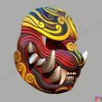 07.jpg Japanese Lion Mask - Devil Mask - Hannya Mask - Halloween cosplay