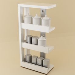 1.jpg Free OBJ file Wall shelf for spices・3D print model to download, pjfernandez