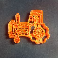 20191113_152826.jpg Fichier 3D gratuit Tractor Cars (film Disney) Cookie Cutter・Objet imprimable en 3D à télécharger