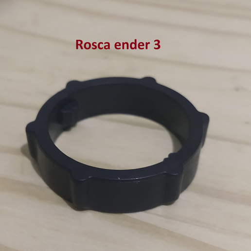 rosca ender 3.png Free STL file Creality ender 3 filament reel holder - DIAMETER 73mm or more with bearing・3D printer design to download, martinmarolt17