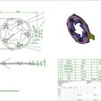 shutter-gear dimension.jpg Archivo STL Mecánica de rotación del Iris_estructura de engranaje del mecanismo de cierre・Design para impresora 3D para descargar