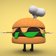 2.png Cartoon Character - Burger Man