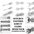 Ae = hes) 3 es = SM 5 am Z SUTURUS PATTERN SAWS N' CLAWS BULK PACK SUPPORTED AND FREE AE y Suturus Pattern Close Combat Arms - Free MegaBundle -