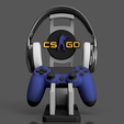 Controller-and-Headset-Stand-CS-GO-01.png CS GO Dual Controller & Headset Stand