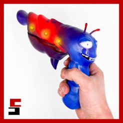 cults3D-12.jpg Fichier 3D High on Life Kenny Pistol Prop Replica Cosplay・Design imprimable en 3D à télécharger