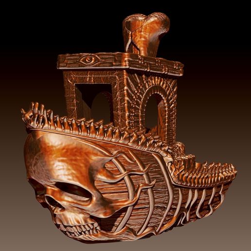 Ghostship Benchy 3D model