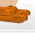 churchill.jpg 1/100 scale Churchill tank variants