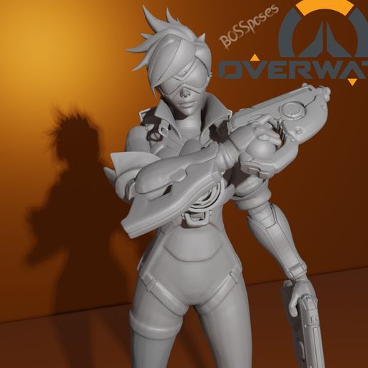 BOSSposes - OVERWATCH - TRACER 3D model