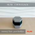 MUMI-CLICK-CLACK-MONEY-BOX-PEN-HOLDER-4.jpg MUMI - CLICK CLACK - MONEY BOX+PEN HOLDER