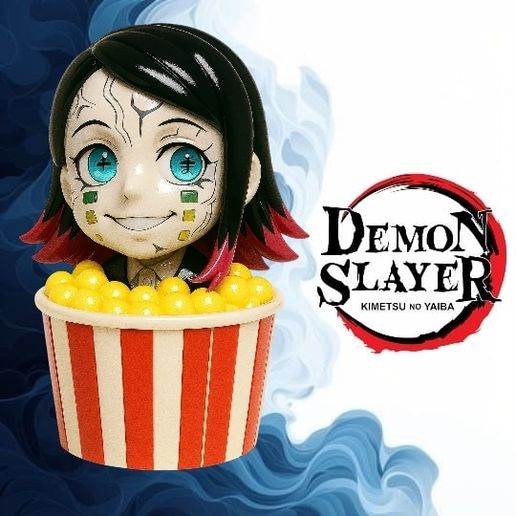 🍿 demon slayer kimetsu no yaiba easy print enmu popcorn