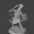 2.jpg Inca Warrior with Spear STL File | Ancient Incan Fighter | 3D Printable Miniature | Tabletop & Display