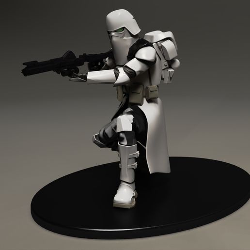 ⭐ star wars 3d printable clone Galactic Marine Pose 1・ 3D File
