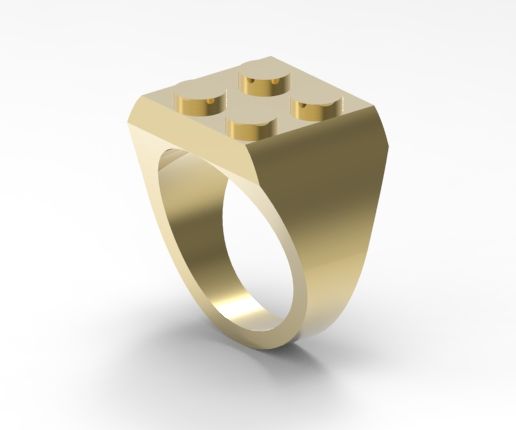 💍 Lego Ring・ STL File for ・Cults