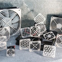 e865d07536ec068573ffa4a85a7533ff_preview_featured.jpg STL-Datei Customizable Fan Grill Cover kostenlos・Design für 3D-Drucker zum herunterladen