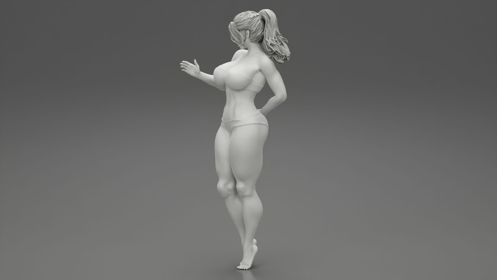 Girl-11.jpg 3D file Sexy Bikini Beach Girl 3D Print Model・Design to download and 3D print, 3DGeshaft