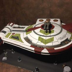 yt1.jpg Fichier STL gratuit YT 2400 (échelle de la Légion de la Guerre des étoiles)・Objet à télécharger et à imprimer en 3D