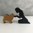 WhatsApp-Image-2023-01-10-at-13.44.07.jpeg Girl and her German Spitz/Pomeranian (straight hair) for 3D printer or laser cut