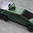 06.png Military Cybertruck Six-Wheel High Quality 3D Model [With/Turret and Solar Panels]