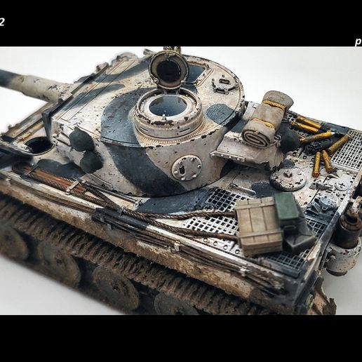 🐅 Tiger 1 H1 october 1942・ 3D File for 3D printing・Cults