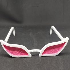 3.jpg STL file One Piece - Doflamingo glasses・3D print object to download, Neylips