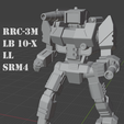 3m.png Red Roc (custom 'Mech, 12 variants, 3 poses)