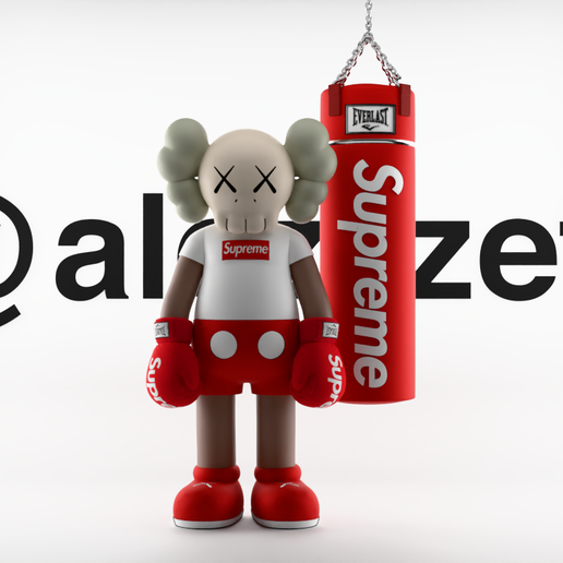 📦 Kaws Box Supreme・ STL File for 3D printing・Cults